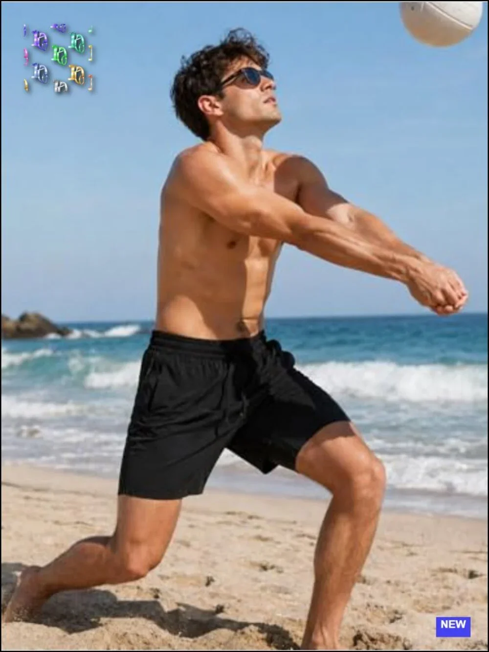 Men's 7 Inch Swim Trunks 2 in 1 Quick Dry with Pockets